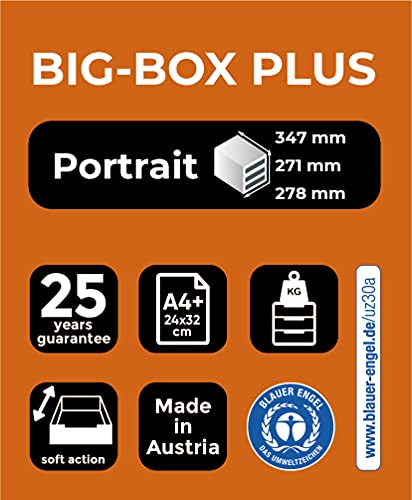 Exacompta Big-Box Plus 309798D Arlequin - Archivador de plástico con cajones