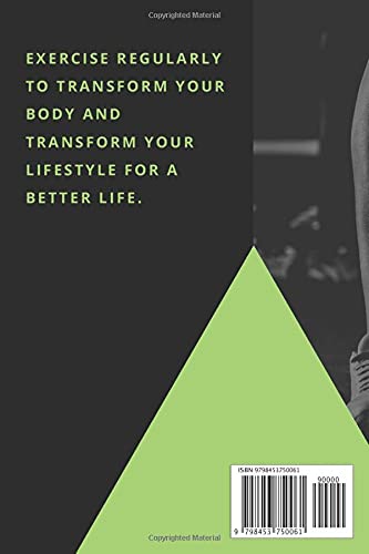 Exercise Logbook: 100 Day Fitness Journal to Plan, Monitor & Record Workout & Cross Training | Planner & Tracker Notebook Gift for Men & Women Fond of Gym & Bodybuilding |