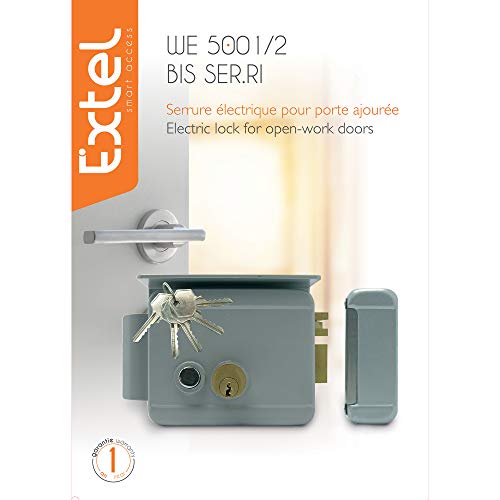 Extel WE 5001 Cerradura eléctrica, Gris
