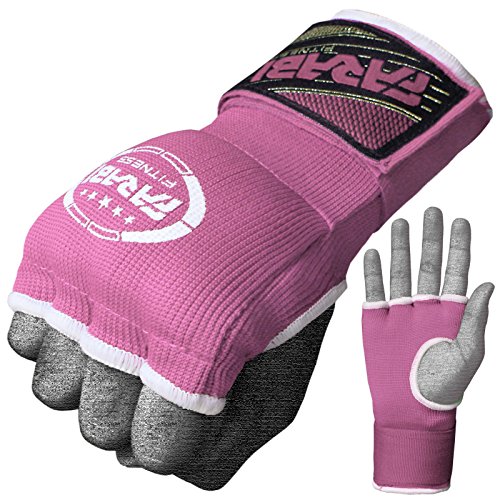 Farabi Sports Guantes de boxeo para niños para gimnasio de boxeo MMA Muay Thai o como guantes protectores de mano acolchados con gel (Pink)