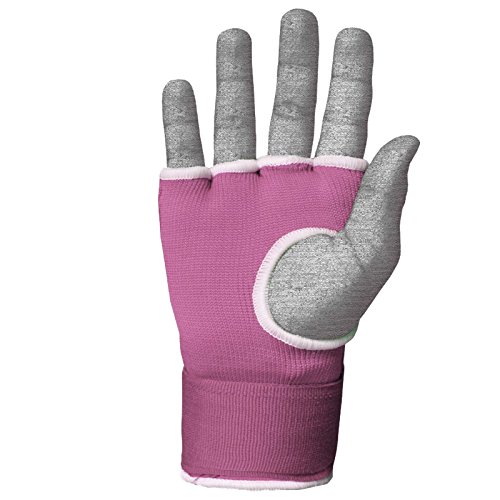 Farabi Sports Guantes de boxeo para niños para gimnasio de boxeo MMA Muay Thai o como guantes protectores de mano acolchados con gel (Pink)