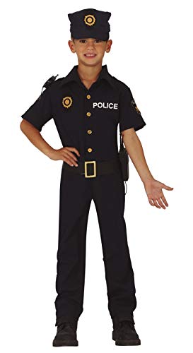 FIESTAS GUIRCA Disfraz de policía de Distrito de niño Estadounidense