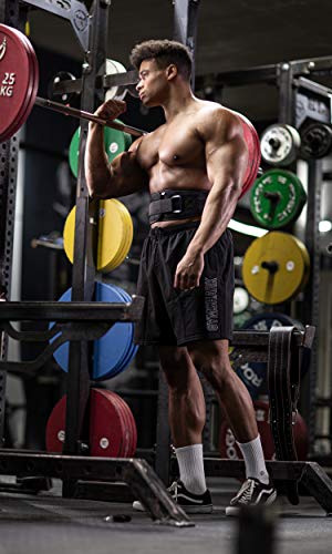 Fitgriff® Cinturón Gym V1 - Cinturon Gimnasio, Musculación, Halterofilia, Crossfit, Levantamiento Pesas, Fitness - Mujeres y Hombres (Camuflaje Negro, Talla XL)