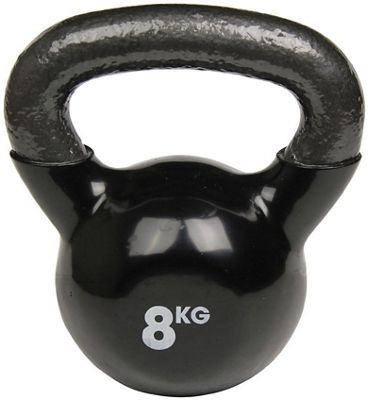 Fitness-Mad Kettebell (8kg) - Negro, Negro