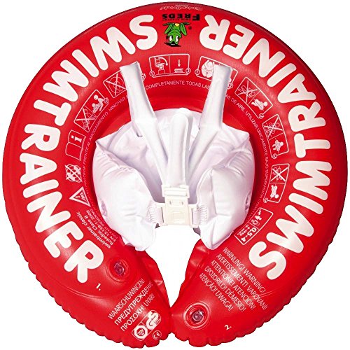 Fred's Swim Academy 10110 - Flotador de aprendizaje de natación para niños, Nadar Entrenador, Color rojo, Talla Única