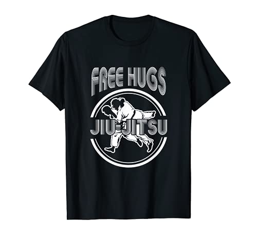 Free Hugs Jiu-Jitsu BJJ artes marciales MMA equipo de gimnasio balanceo Camiseta