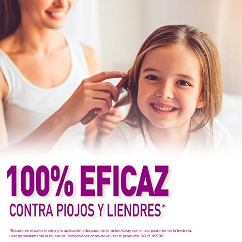 FullMarks Loción Antipiojos para Niños con Lendrera, sin Pesticidas, Inoloro e Incoloro - 100 ml
