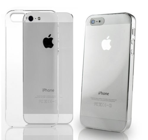 Funda gel Iphone 5 Transparente + 1protector de pantalla