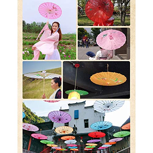 FZYE Paraguas de Papel, sombrilla, Paraguas de bambú Artesanal Chino, Accesorios de actuación de Danza clásica, Accesorios de decoración del hogar