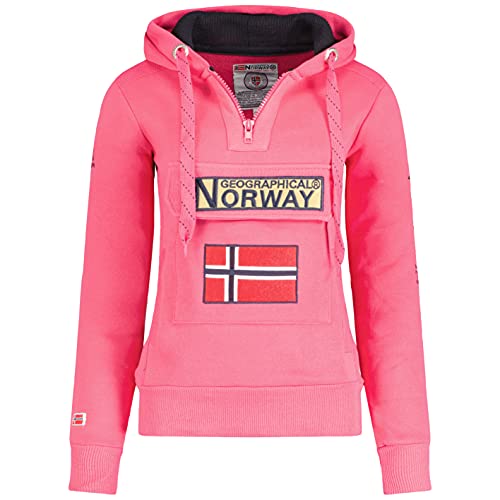 Geographical Norway - Sudadera DE Mujer GYMCLASS Rosa Llamativo L