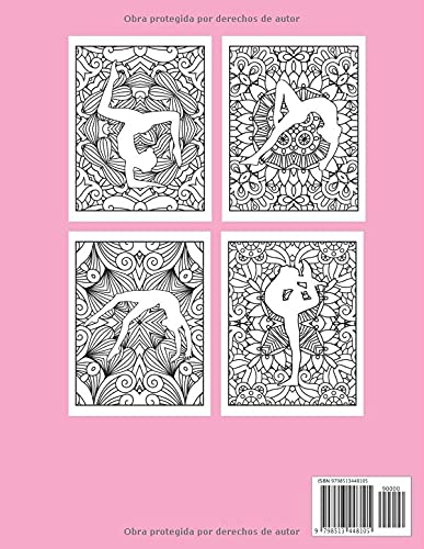 Gimnasia Coloración Mandala: Libro Para Colorear Mandala Gimnasia | Libro De Gimnasia Para Niños Y Adolescentes | Dibujos De Gimnasia Deportiva | ... - Gimnasia Ritmica | Coloración Antiestrés.
