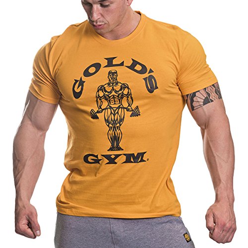 Gold's Gym Muscle Joe - Camiseta de Entrenamiento para Hombre, para Entrenamiento, Fitness, Gimnasio, Deportes