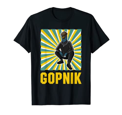 Gopnik sentadilla rusa Cyka Blyat Rusia Moscú URSS Camiseta