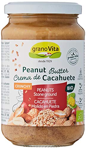 GRANOVITA Crema Cacahuete Crujiente Bio 400 g