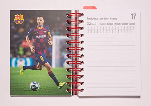 Grupo Erik ADPS2014 - Agenda escolar 2020/2021 día página S FC Barcelona, 11 meses (11,4x16 cm)
