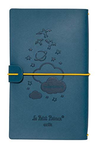 Grupo Erik CTBV002 - Cuaderno de viaje, Cuaderno de notas de cuero El Principito, 12x19,6x1,7 cm