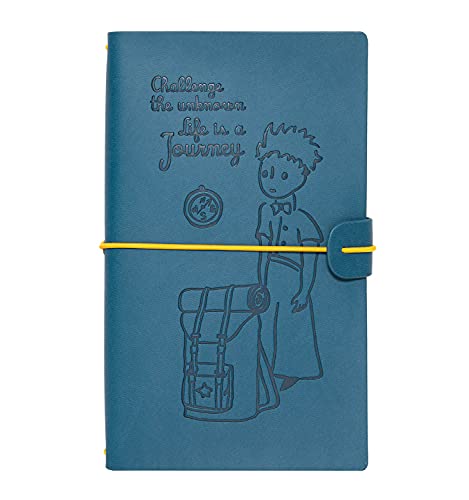 Grupo Erik CTBV002 - Cuaderno de viaje, Cuaderno de notas de cuero El Principito, 12x19,6x1,7 cm