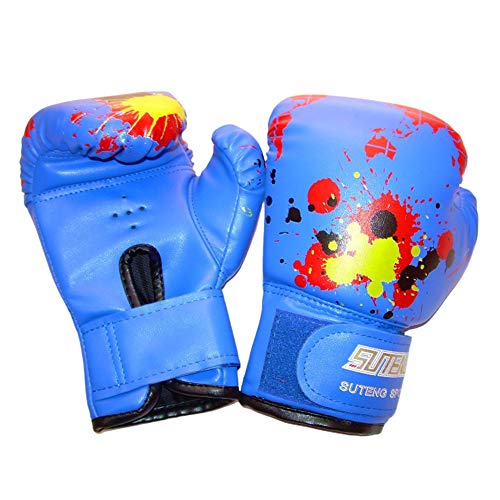 Guantes de boxeo – 1 par de guantes de entrenamiento de boxeo para niños y niñas de 2 a 11 años de edad