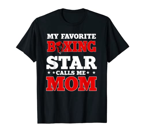 Guantes de Boxeo Boxeador Mamá Entrenador Día de la Madre Camiseta