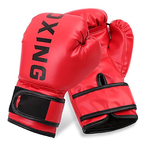 Guantes de Boxeo para Entrenamiento y Sparring, Guantes de Combate, Guantes de Saco de Boxeo para MMA Muay Thai y Kick Boxing