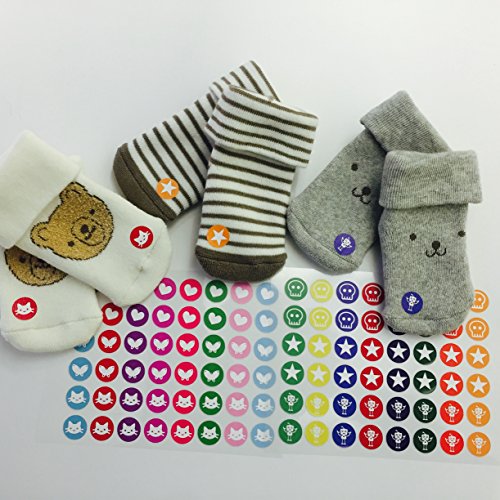 Haberdashery Online Stickers para emparejar Calcetines - Modelo 2 Niña