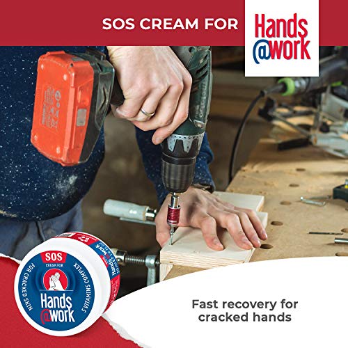 Hands @ Work - Fórmula SOS - Crema SOS para Hands@Work con una fórmula especial de cinco vitaminas que restaura eficazmente la piel agrietada de las manos. 50 ml