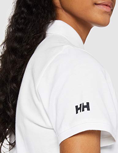 Helly Hansen Crew Pique 2 Camisa Polo, Mujer, Blanco, XL
