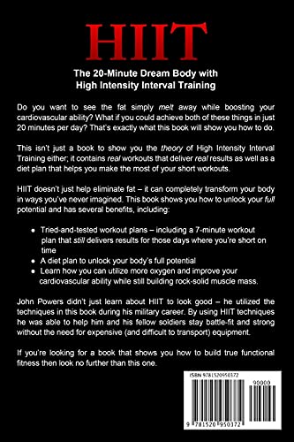 HIIT: The 20-Minute Dream Body with High Intensity Interval Training: 1 (HIIT Made Easy in Black&White)