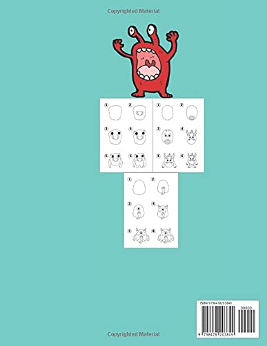 How to draw Cute Monsters: Step-by-Step Drawings for Kids