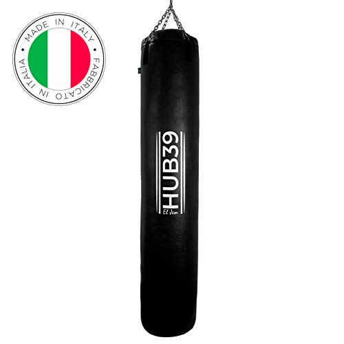 Hub39 - Saco de Boxeo, 180 cm, Saco de Boxeo, 60 kg. Saco de Boxeo, Kick Boxing, MMA, Muay Thai