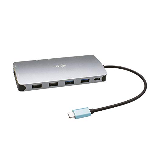i-tec USB-C 3X Full HD Nano Docking Station - 2X DisplayPort 1x HDMI 1x GLAN 1x USB-C 2X USB 3.1 2X USB 2.0 1x Audio con Power Delivery 100W