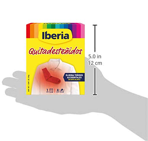 Iberia - Quitadesteñidos para eliminar desteñidos accidentales en ropa blanca, 200 g