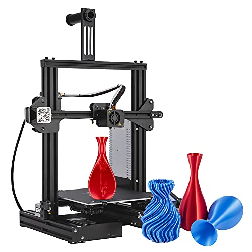 Impresora 3D Creality Ender 3, Impresora 3D con Marco de Metal Completo con Gran tamaño de impresión 220 * 220 * 250 mm, filamento de Impresora 3D de 1,75 mm TPU, PLA, ABS Adecuado