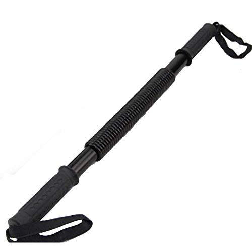 INGHU 20 kg Power Twister Flexible; para ejercicios de hombro, hombro, pecho, brazos, brazos, brazos, ejercitadores de resorte; para ejercicios de hombro, pecho y brazos; (negro)