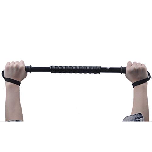 INGHU 20 kg Power Twister Flexible; para ejercicios de hombro, hombro, pecho, brazos, brazos, brazos, ejercitadores de resorte; para ejercicios de hombro, pecho y brazos; (negro)