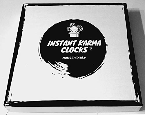 Instant Karma Clocks Reloj de Pared de Vinilo para Bicicleta, Bicicleta, Ciclismo, Deportes, Sala Decorativa, Color Negro