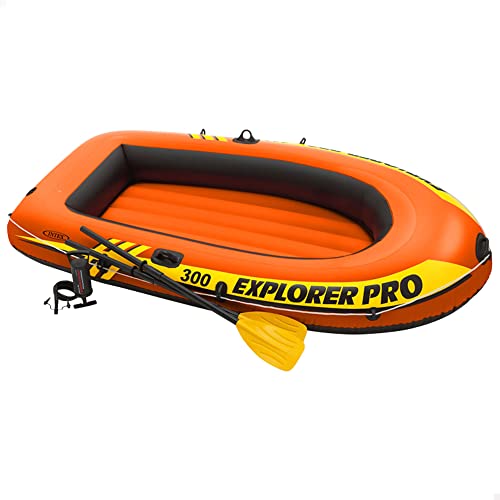 INTEX 58358NP - Barca hinchable explorer pro300 remos+hinchador 244x117x36cm