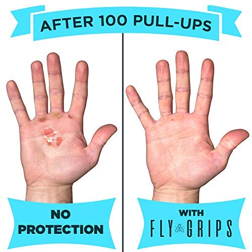 JerkFit Fly Grips Guantes 100% Veganos Ligeros con Ultra Agarre de Mano para Levantamiento de Pesas, Levantamiento de Pesas, dominadas, WOD, Gimnasia y Crossfit