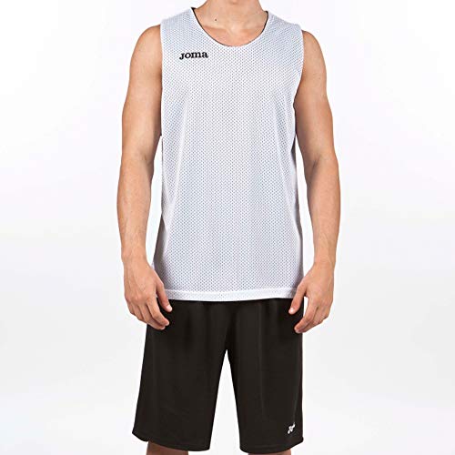 Joma 100050.100 - Camiseta de baloncesto para hombre, color negro, talla L