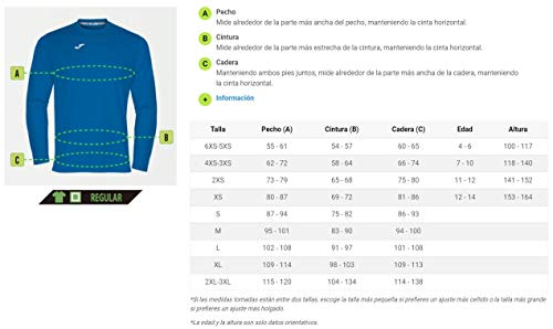 Joma Combi Camisetas Equip. M/l, Hombre, Verde, XL