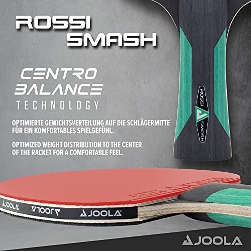 JOOLA Rosskopf Smash Pala de Tenis de Mesa, Unisex Adulto, Multicolor, Talla Única