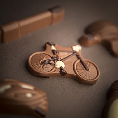 Juego de bicicletas de chocolate - Figuras de chocolate | Bicicleta de chocolate | Piezas de bicicleta de chocolate | Regalo divertido | Idea de regalo | Cumpleaños | Adultos | Niños | Hombre | Mujer