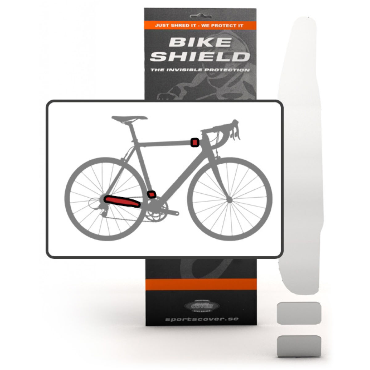Juego de protectores de vainas y cables Bike Shield - Protectores de cuadro