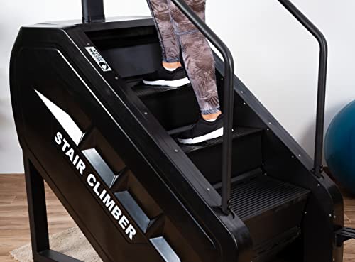 KEIZAN STAIRMASTER® Escalera Fitness - Negro - Diseño Profesional, Ejercicio Completo – Materiales Resistentes y duraderos – Panel de Control