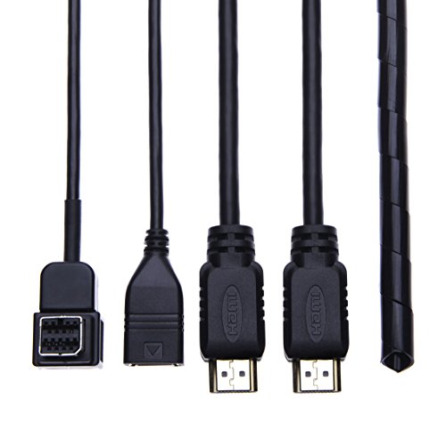 Keple CD-IH202 Cable Compatible con iPhone 5, 5S, 5 C, 6, 6S, 6 Plus, 7, 7 Plus, 7S, 7S Plus, 8, 8 Plus, X Plus para Pioneer AppRadio 3 SPH-DA210 y SPH-DA110, (SPH-DA100), AppRadio AVIC-Z150BH