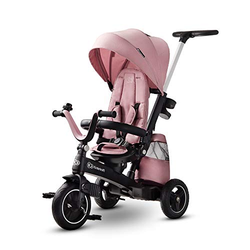 kk KinderKraft KKRETWIPNK0000 Tricycle EASYTWIST mauvelous pink - Baby, Unisex Infantil, Rosa(Pink)