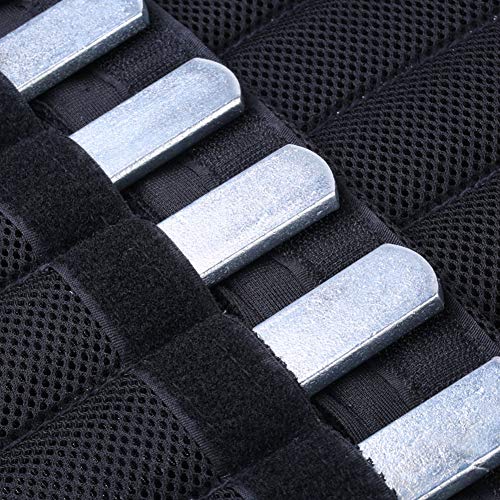 KOET - Placas de acero extraíbles para chalecos y lastres, resistentes a la corrosión, pesas de entrenamiento, diseño alargado con cabeza redonda