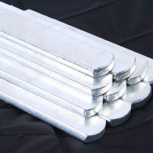 KOET - Placas de acero extraíbles para chalecos y lastres, resistentes a la corrosión, pesas de entrenamiento, diseño alargado con cabeza redonda