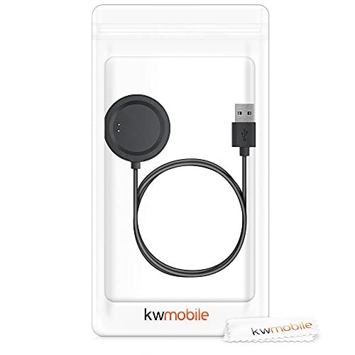kwmobile Conector de Carga Compatible con OnePlus Smart Watch - Cable USB con Base de conexión para Fitness Tracker y smartwatch
