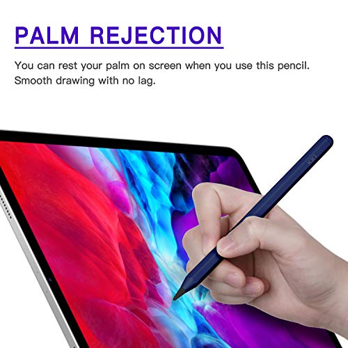 Lápiz Táctil Pen para Apple iPad(2018-2021),con Inclinación & Rechazo de Palma & Adsorción Magnética Stylus Pencil,Compatible iPad 6/7/8/9.ª generación/iPad Pro 11/12.9(3rd/4th)/Air 3-4/Mini 5/6.ª